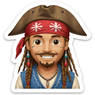 Jack sparrow sticker