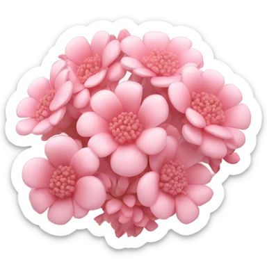 cute pink flower boquet sticker