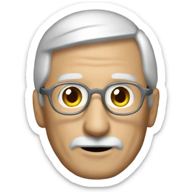Make emoji of Steve Jobs garage sticker