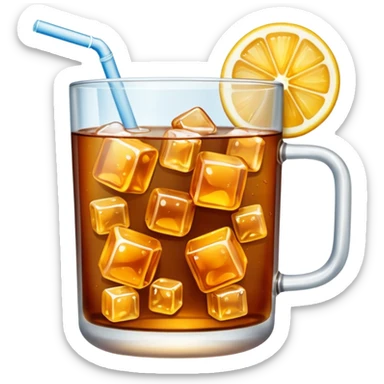 ice tea sticker