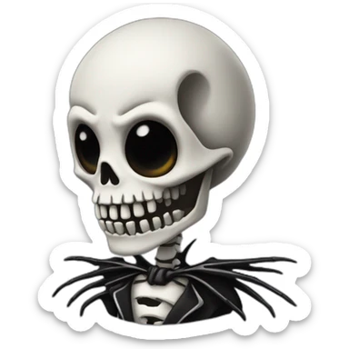skellington sticker