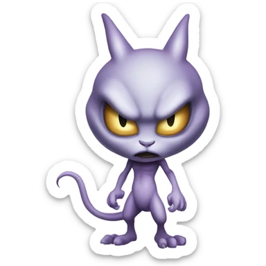 Lil Wayne as Mewtwo sticker