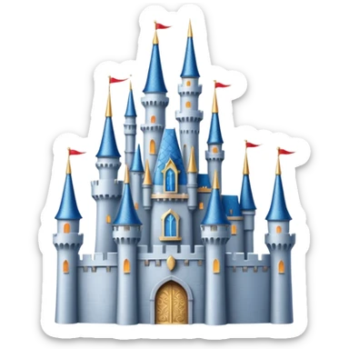 castillo de disney sticker