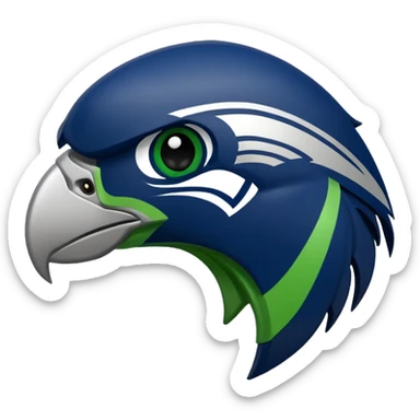 Create me a seahawks emoji sticker