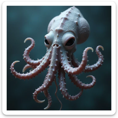 realistic Squid Game logo, photorealistic style sticker