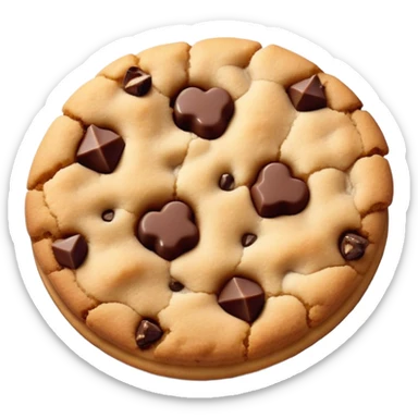 Crumble cookie sticker