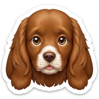 Cocker spaniel sticker