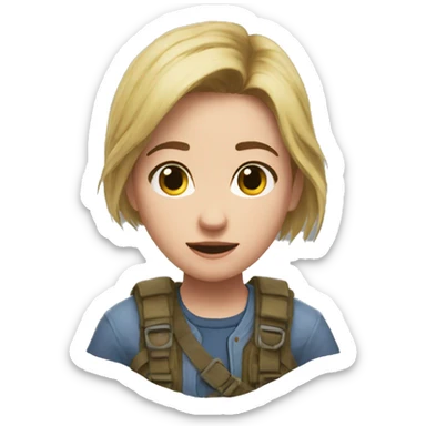 Ellie the last of usLittle bit dezoom sticker