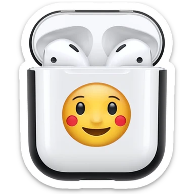 airpods case emoji sticker