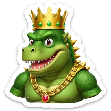 king k rool from donkey Kong Bananza sticker