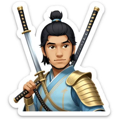 Elegant Samurai sticker