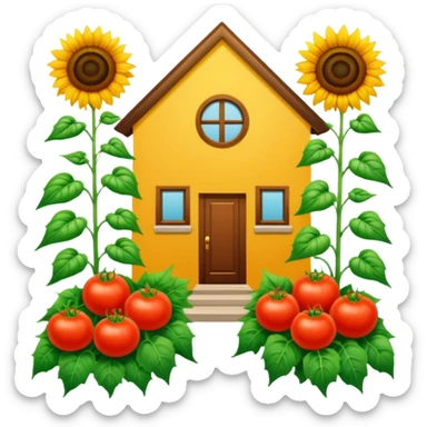 Home garden sticker