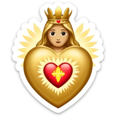 Sacred heart sticker
