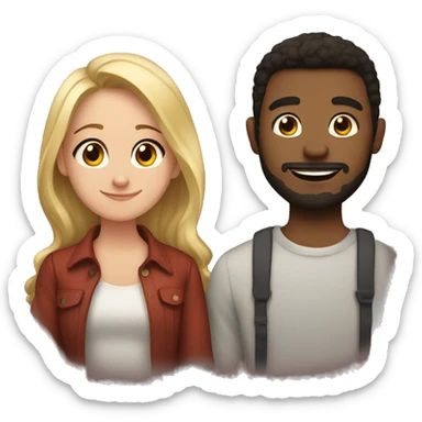 Me and my boyfriend  sticker