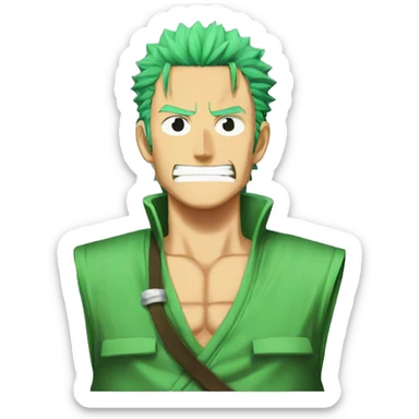 Roronoa Zoro one Piece sticker