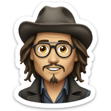 Johnny Depp sticker