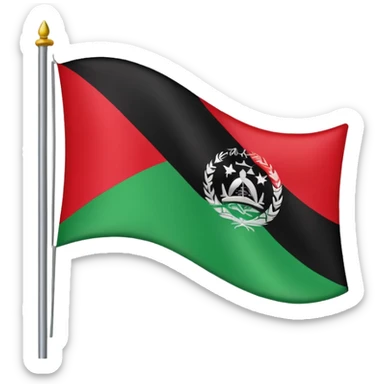 Afghanistan flag sticker