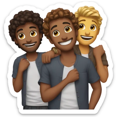 3 Boyfriends sticker