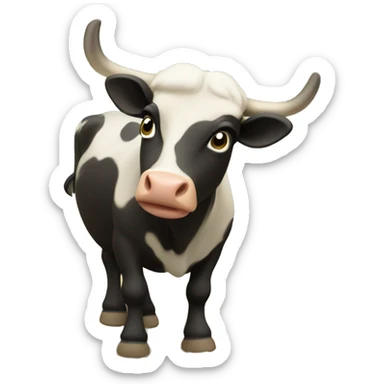 Vaca hablando   sticker