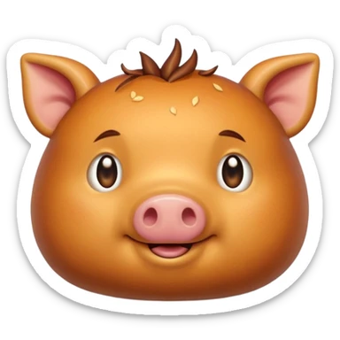 roasted pork sticker