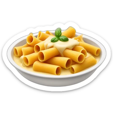 rigatoni dish in cheese sauce sticker