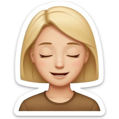 Happy and emotional which is like indescribable sticker