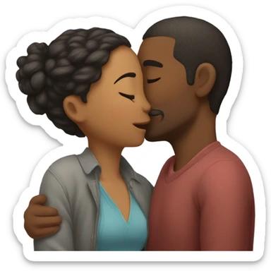 Kissing my boyfriend  sticker