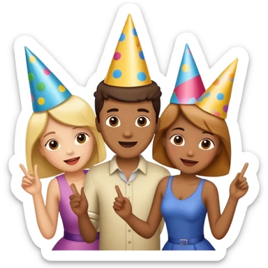 Donkey Kong partying sticker