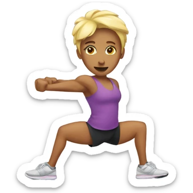 Workout sticker