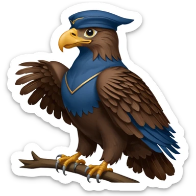 Hogwarts Ravenclaw brown Eagle sticker