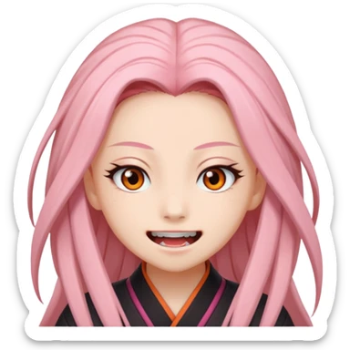 nezuko but bad sticker