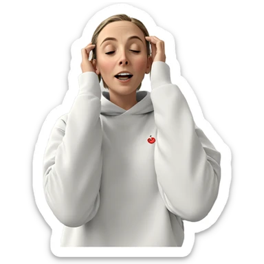 peaceful moment in the bathroom sticker