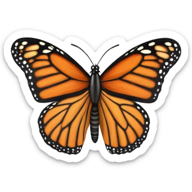 Monarch butterfly  sticker