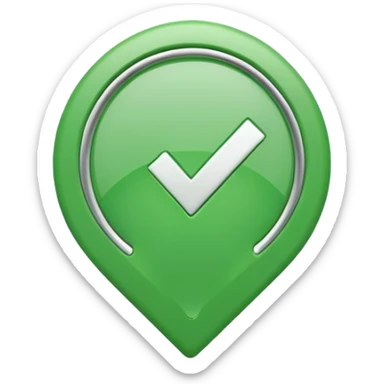 \just a normal green checkmark sticker