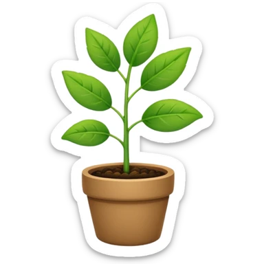 Mầm cây doodle  sticker