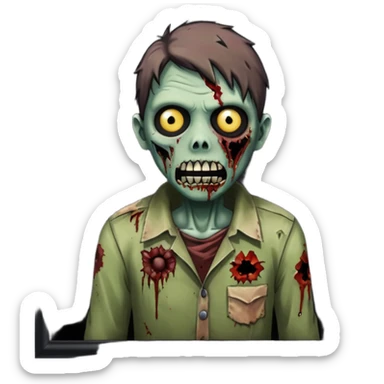 Resident Evil video game  sticker