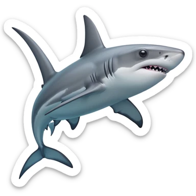 Hammerhead shark sticker