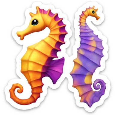 Seahorse sticker