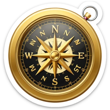 compass sticker