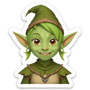 cute-female-goblin sticker