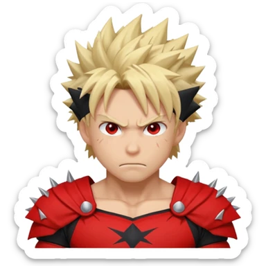 Make bakugo from my hero academia make it look like him sticker