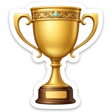 Winner's cup sticker