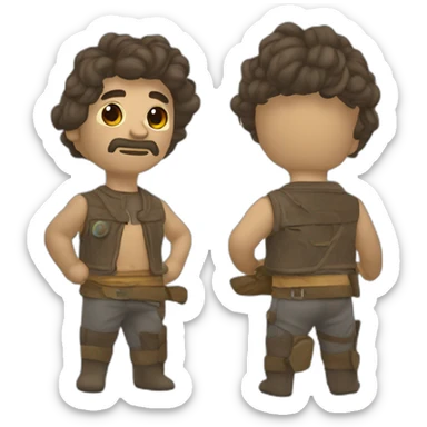 Guerrero de la galaxia sticker