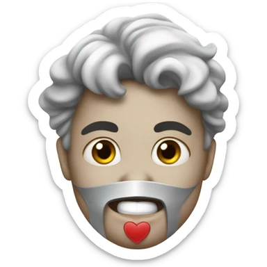 Un Cupidon avec un masque à gaz sticker