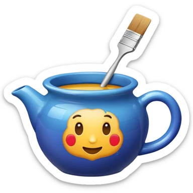 PAINT ON CERAMIC sticker