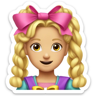 Jojo siwa with a bow sticker