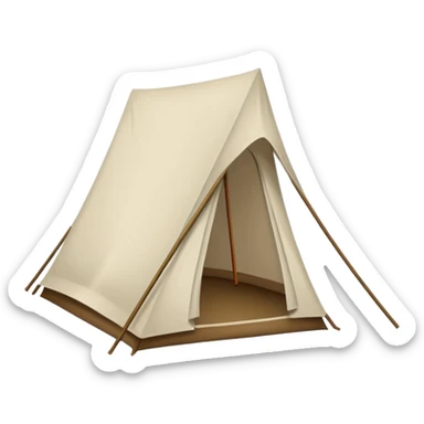 tent unmade sticker