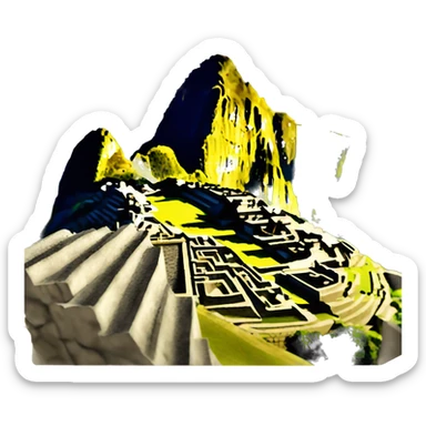 Machu Picchu Monument  sticker
