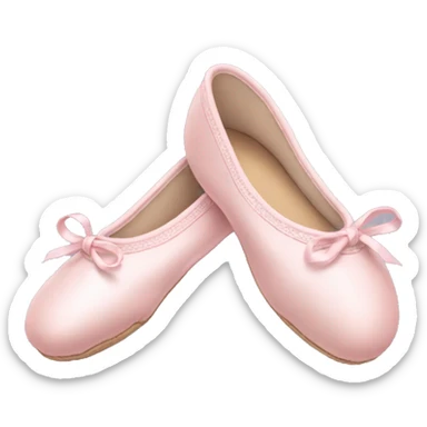 Pale pink ballet shoes sticker