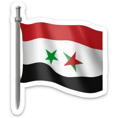 Independent Syria flag sticker